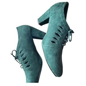 Lulu Hun Green Gertrude Pumps Heels UK7/US 9.5